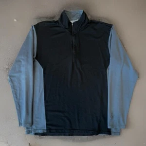 Smartwool Merino Wool 1/4 Zip Pullover XL Black Gray Lightweight Outerwear Utah - Picture 1 of 10