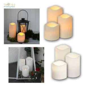 LED Kerze für Außen mit Timer, flammenlose Kerzen flackernd Outdoor flackernde - Bild 1 von 18
