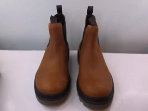 ECCO Grainer Chelsea Ankle Boot Water Resistant Amber EU 45 Men 11 - 11.5 US NIB - Picture 1 of 7