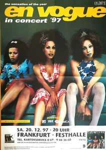 EN VOGUE 1997 FRANKFURT - orig. Concert Poster - Plakat A1 F/U 737 - Picture 1 of 1
