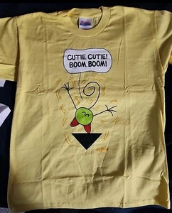 Vintage Graphitti T-Shirt Youth SIZE Small CUTIE! CUTIE! BOOM! BOOM LARRY MARDER - Picture 1 of 3