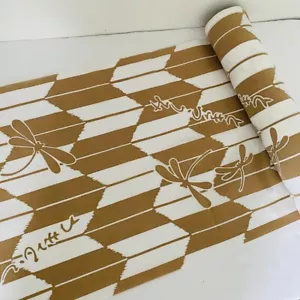Hellbraun Libelle Pfeil Baumwolle Bolzen unbenutzt Meterware japanischer Kimono Stoff BC36 - Bild 1 von 9