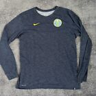 Men's The Nike Tee Denver Nuggets Team Issued Warm Up Long Sleeve Shirt Sz Xlt