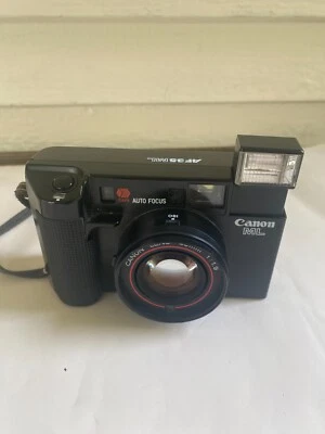 Cámara fotográfica Canon Sure Shot AF35ML 35mm ML 40 MM Flash PARA REPUESTOS O REPARACIÓN Foto 1 de 4