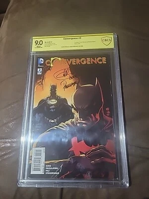 Dc comics convergence issue # 2  comic CBCS 9.0 SIGNED PAGULAYAN+KING NO RESERVE - Image 1 of 4