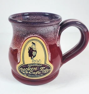 Deneen Pottery 2014 Coffee Mug "Another Broken Egg Cafe" Siesta Key Fl 12 oz - Picture 1 of 7