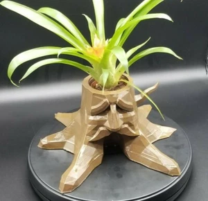 Zelda Ocarina of Time Deku Baum inspiriert Pflanzgefäß - Größe B - Bild 1 von 11