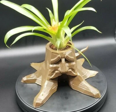 Zelda Ocarina of Time Deku Tree Inspired Planter - Size A