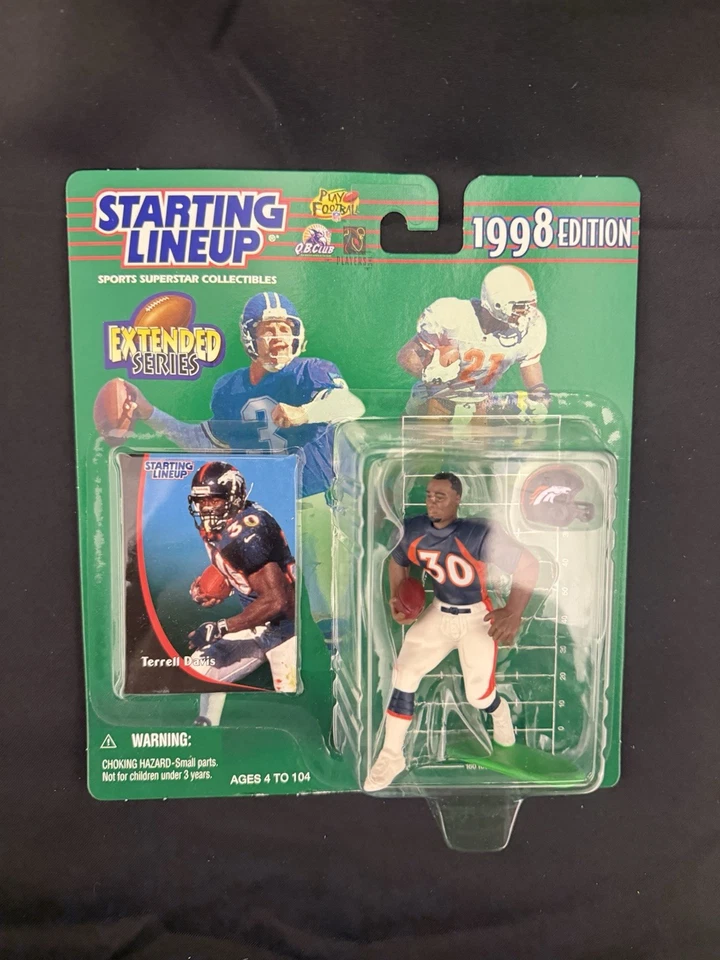 Figura Terrell Davis 1998 Superestrella Coleccionable Denver Broncos Foto 1 de 1
