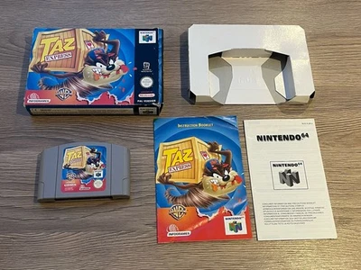 Taz Express - Nintendo 64 N64 Pal Boxed And Manual Very Rare - Image 1 of 4