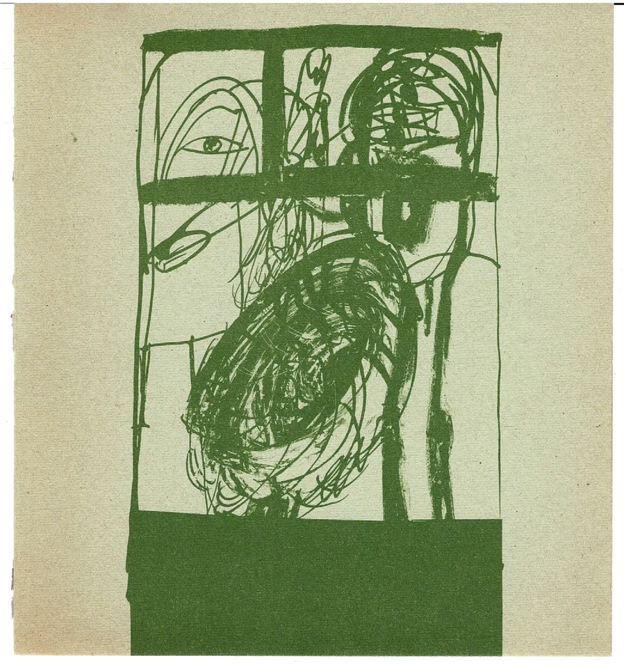 HORST ANTES  kleine Farblithografie 1960 - selten 1 - Bild 1 von 1