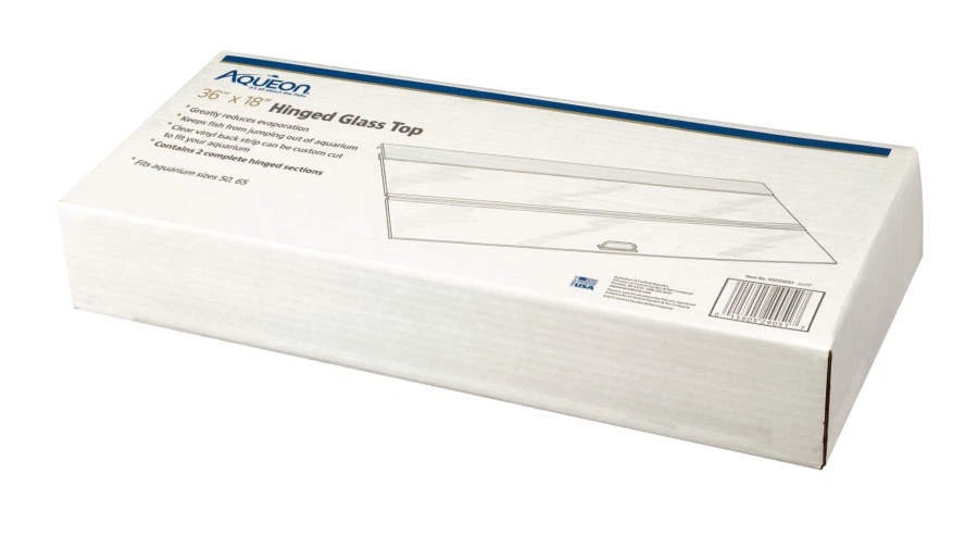 Aquário All-Glass 50 Versa Top - 2 seções de vidro articulado 36"x18" - Imagem 1 de 1