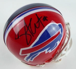 Minicasco firmado por Shawne Merriman Buffalo Bills se enciende Riddell autografiado - Imagen 1 de 9