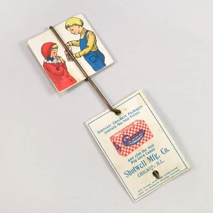 Rare Checkers Confection Moving Picture Machine Toy Prize Premium Early-1920s - Picture 1 of 3