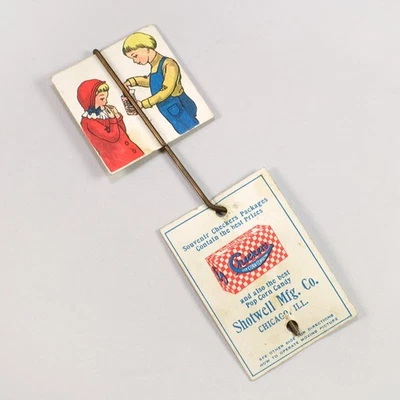 Rare Checkers Confection Moving Picture Machine Toy Prize Premium Early-1920s - Image 1 of 3