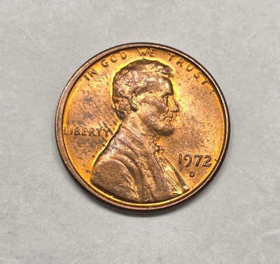 1972-D Lincoln Memorial Penny (Ddo) Double Die Obverse. - Image 1 of 4