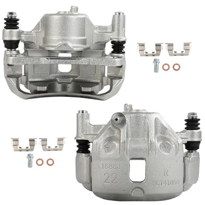 For 1993-1995 Hyundai Scoupe Front Brake Calipers Brake Caliperw/ Bracket Pair Foto 1 de 4