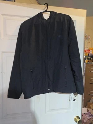 Abrigo chaqueta polar Reebok para hombre negro atlético peso medio SIN ETIQUETA ver fotos de talla Foto 1 de 4