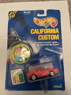Pink California Custom Ferrari Testarossa Hot Wheels Error Just One Set Red. - Image 1 of 4
