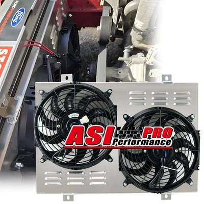 Radiator's w/ 90W Shroud Fan For 79-93 Ford Mustang GT LX Lincoln Mark VII,5.0L - Изображение 1 из 4