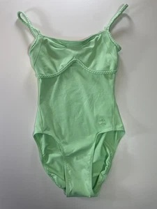 Danskin NYCB Mujer Talla Pequeña 0-2 Verde Ceniza Camisola Leotardo Nuevo con Etiquetas Correa Trenzada - Imagen 1 de 10