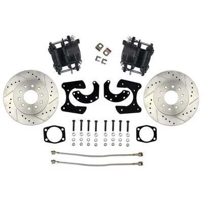 Ford Torino New Style Rear Disc Conversion Drilled and Slotted w/o E-Brake Cable - Image 1 of 4