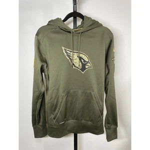 NIKE Hombres NFL Arizona Cardinals Salute To Service Pullover Sudadera con Capucha Pequeña Oliva  - Imagen 1 de 9