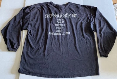 The Wrench Tampa Florida Long Sleeve Motorcycle Chopper Shirt Vintage 2XL - Image 1 of 4