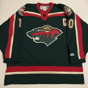 CCM Marian Gaborik Minnesota Wild NHL Hockey Jersey Vintage Green Adult XL - Picture 1 of 5