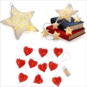 West Ivory Assorted Decorative LED String Lights Battery Powered Indoor Outdoor - Picture 1 of 18