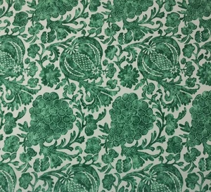 P KAUFMANN BATIK CACTUS GREEN OUTDOOR CUSHION FURNITURE FABRIC BY THE YARD 60"W - Picture 1 of 5