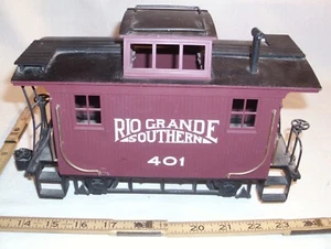 BACHMANN BIG HAULERS RIO GRANDE SOUTHERN 401 CABOOSE CAR G SCALE - Picture 1 of 4