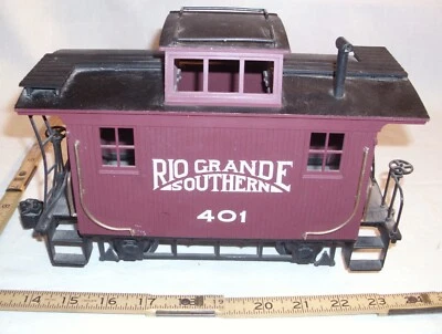 BACHMANN BIG HAULERS RIO GRANDE SOUTHERN 401 CABOOSE CAR G SCALE - Image 1 of 4
