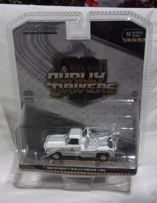 Grúa Chevy C-30 1968 KKar Greenlight - doble conductor 2021 - blanca - USPS Foto 1 de 4