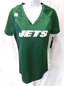 New York Jets Football Ladies Fitted Draft Me Jersey Green New - Picture 1 of 1