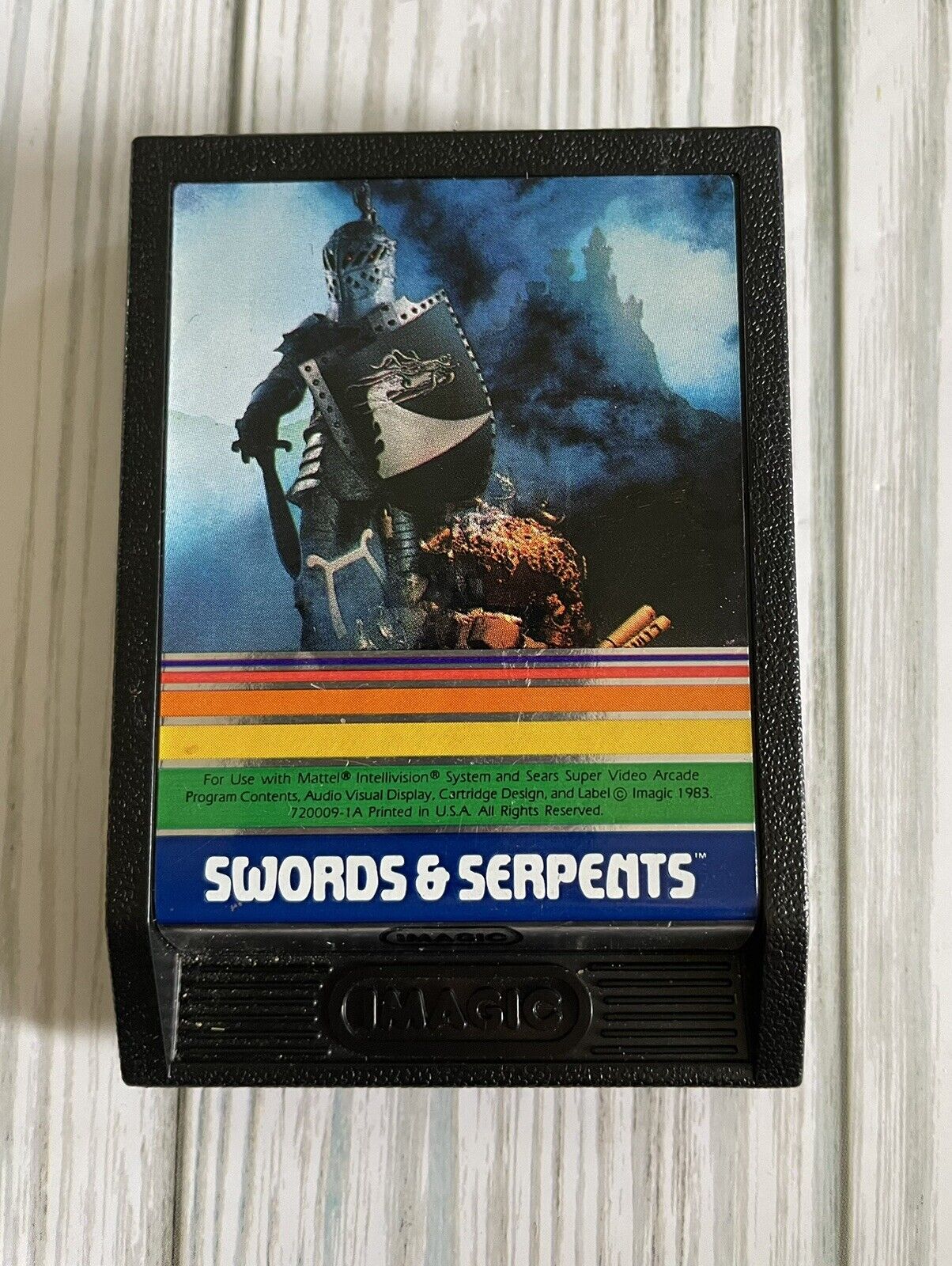 Swords and Serpents Intellivision Video Game Cartridge Only *Please Read*