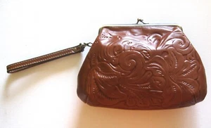 Patricia Nash Armband Geldbörse. Braunes bearbeitetes Leder. Neu. - Bild 1 von 5