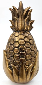 Brass Pineapple Door Knocker Signed Designer Michael Healy 8.5" Refurbished - Bild 1 von 13