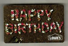 LOWE'S Flowers Spelling Happy Birthday 2020 Gift Card ( $0 )  