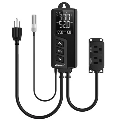 Elitech STC-1000Pro-TH/WiFi-TH Temperature Humidity Controller Thermostat 10A - Image 1 of 4