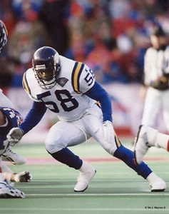 Foto de 8x10 de los Minnesota Vikings 1992 de McDaniel - Imagen 1 de 1