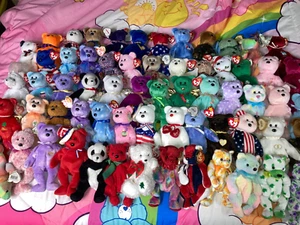 TY Beanie Babies LOT of 12 Beanies - Picture 1 of 17