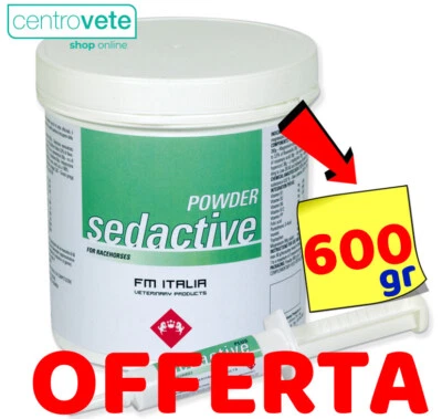FM ITALIA Sedactive Powder 600 Grammi → Tranquillante per Cavalli con magnesio