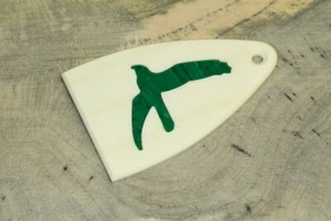 "Inclusión de pájaro malaquita"" cubierta de grano marfil Trussrod se adapta a guitarras PRS® USA - Imagen 1 de 4