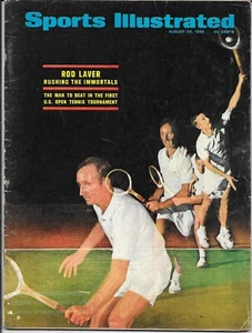Sports Illustrated August 26 1968 ROD LAVER 1st US OPEN Tennis Australia NoLABEL - Picture 1 of 2