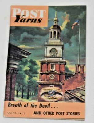 1945 Saturday Evening Post Yarns Vol 7 No 3 Miniature 4.5"x 3" WWII HANDOUTS - Image 1 of 4