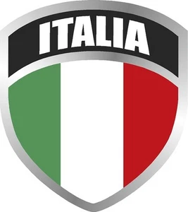 Italy Italian Italia ITL Shield Decal Badge Car Sticker VAR - Picture 1 of 1
