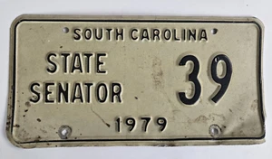 1979 South Carolina State Senator Nummernschild #39 - Bild 1 von 2