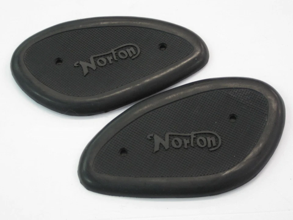 NORTON gas tank kneepads k12/282 4.5" hole spacing - Image 1 of 1