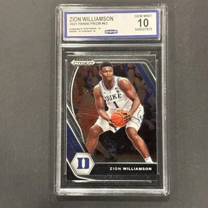 ZION WILLIAMSON 2021 PRIZM DRAFT #63 - ROOKIE RC - CCG 10 GEM MINT - Pelicans - Picture 1 of 2